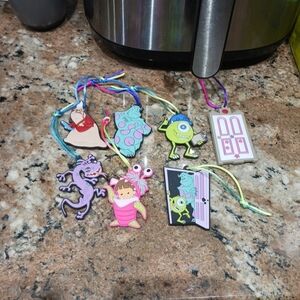 Disney Monsters Inc. 8pc. Reversible Ornament Set. Christmas, Holidays